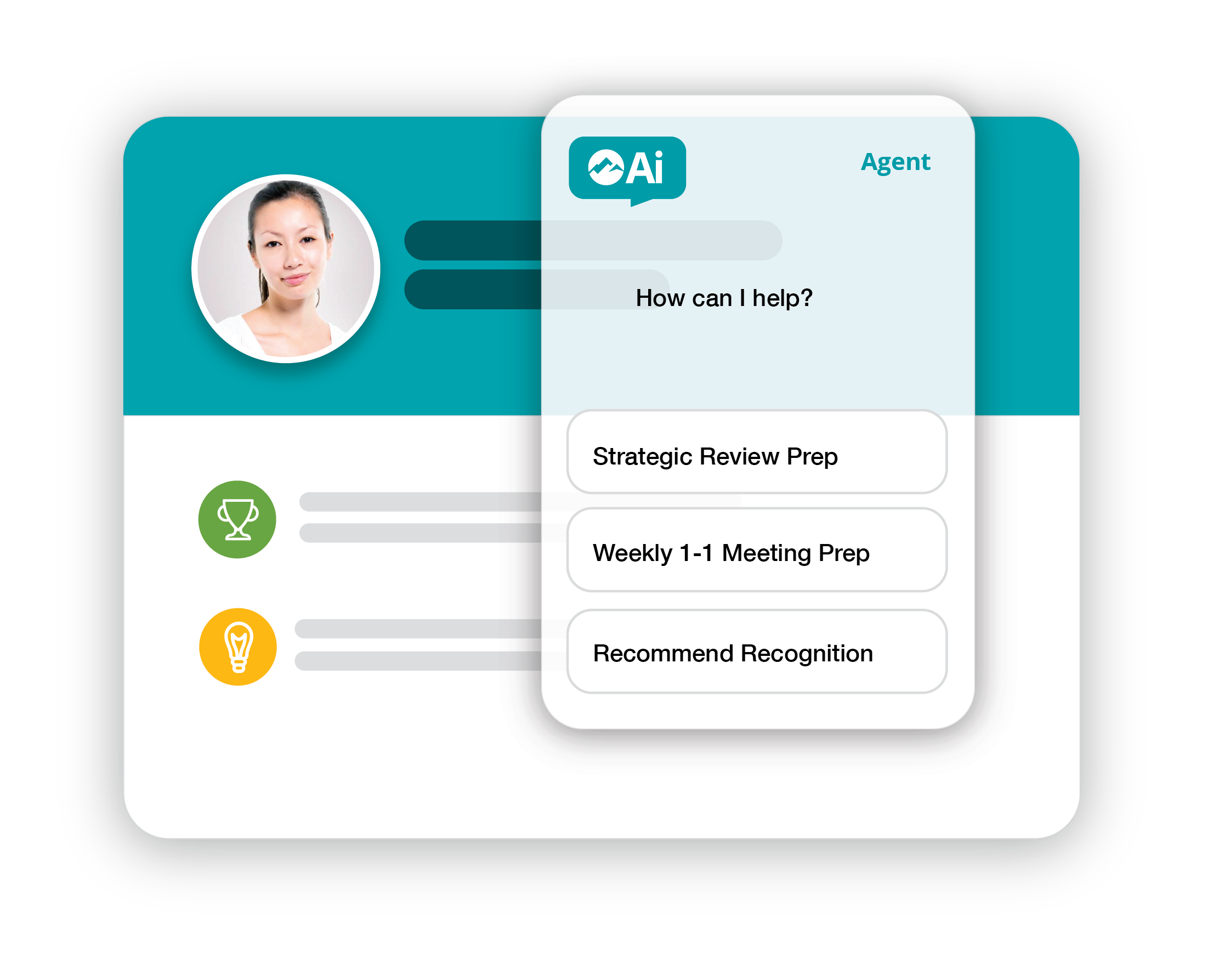 AI-guided weekly execution helps teams prioritize work, prepare 1:1s, and stay aligned to strategy with intelligent prompts and automation.